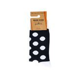 Save the Polka Dot Puffin Bamboo Socks