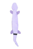 Ropetilez dog toys from ZippyPaws are built for slithery, wiggly fun and serious play! 

Designed with a rope that runs through the entire body, the Purple Lizard delivers tug-ready durability with a lightweight, no-stuffing design. Crinkle material and assorted fabrics keep dogs engaged from head to tail.

The Ropetilez Lizard features a rope that runs through the full length of the toy for interactive tug and shake play. No stuffing for less mess. Crinkle material adds enticing sound and texture. Made wit