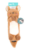 quiet dog toy silent squeaker plush kangaroo toy for dogs indoor play