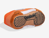 Reebok workout sneaker dog toy plush squeaky orange small dog toy