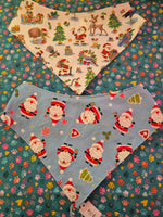 Kash's Closet - Dog Bandana - Reversible Xmas