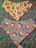 Kash's Closet - Dog Bandana - Reversible Xmas