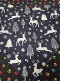 Kash's Closet - Dog Bandana - Reindeer Print