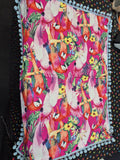 Cat Hammock with clips - Parrot Print
