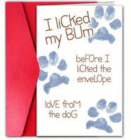 Birthday Card from your Dog