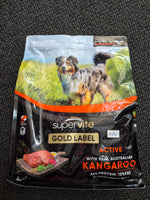 Supervite Gold Label Adult Dog Active Kangaroo 3kg