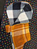 Recycled Wool Blanket Dog Coat 35cm 040
