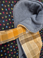 Recycled Wool Blanket Dog Coat 32cm #81