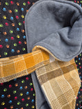 Recycled Wool Blanket Dog Coat 32cm #81