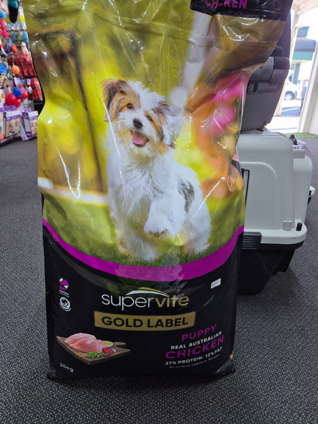 Supervite Gold Label Puppy Chicken 20 kg - In store only