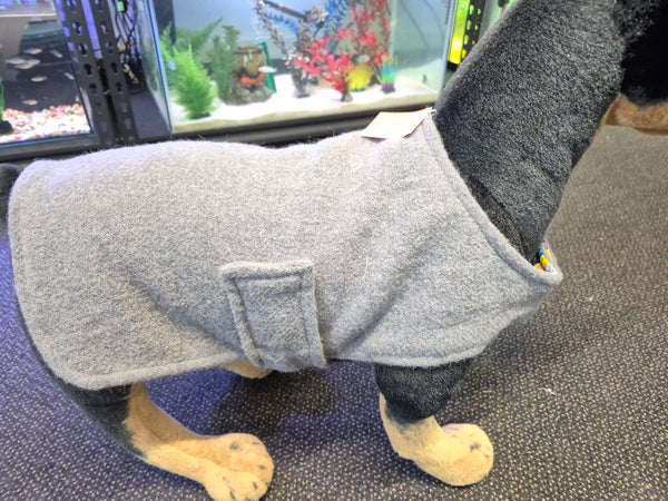 Recycled Wool Blanket Dog Coat 33cm