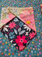 Reversible flower bandana