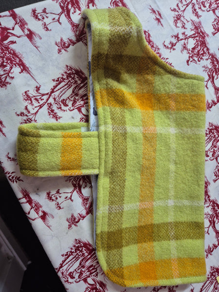 Recycled Wool Blanket Dog Coat 33 cm