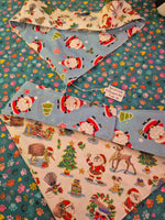 Kash's Closet - Dog Bandana - Reversible Xmas