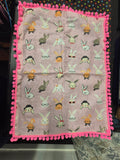 Cat Hammock with clips - Rabbit Print