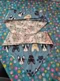 Kash's Closet - Dog Bandana - Reversible dog print