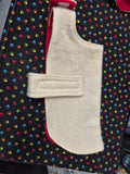 Recycled Wool Blanket Dog Coat - Cream 35cm