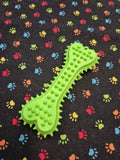 Small Dog Toy – 10 cm Textured Bone