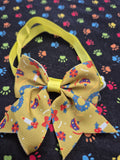 Christmas pattern bow tie