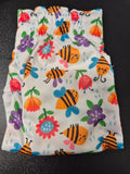 Bee Print Reusable Pet Nappy, size S