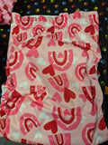 Rainbow and Heart Print Pet Nappy, size L
