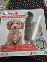 Catwalk Glass Fitting Large Cat / Small Dog Slim Line Clear