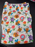 Bee Print Reusable Pet Nappy, size M