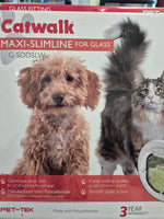 Catwalk Glass Fitting Large Cat / Small Dog Slim Line White