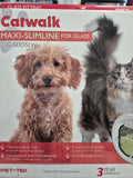 Catwalk Glass Fitting Large Cat / Small Dog Slim Line White