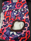 Dark Animal Print Pet Nappy, size L