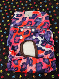 Dark Animal Print Reusable Pet Nappy, size S