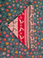 Xmas Bandana - Size XS - Handmade