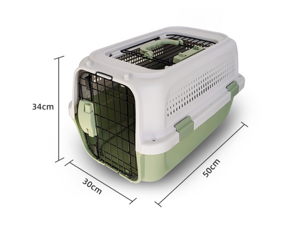 50CM SKYLIGHT GREEN  - Dog/Cat  Travel Cage/Carrier