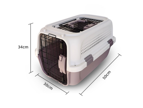 50CM SKYLIGHT PINK  - Dog/Cat Travel Cage/Carrier