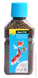 Aqua One Economy Pellet 3mm 350g Bottle  Aqua One Fish Food provides your fish with a naturally composed diet that will maintain energy levels, boost their immune system and enhance their natural colours. Containing essential nutrients that are easily digestible, Aqua One Fish Food is suitable for daily use.  Aqua One Economy Floating Pellets have been developed to provide a complete diet for all types of fish and will not cloud the water.