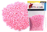Aqua One Gravel - Betta Metallic Pink 350g. Let Aqua One Betta Gravel bring colour and life into your aquarium! The aquarium safe Betta Gravel is available in two different styles to create two different eye-catching looks. Whether you choose Glass or Metallic, either range comes in many colours to choose from. Gravel serves multiple aesthetic and practical purposes in the aquarium.