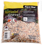 Aqua One Natural Gravel Australian Gold Light 4-6mm Mix - 2kg