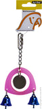 Bird Toy Acrylic Mirror with 2 Bells. Avi One Bird Toys are designed to provide enrichment and entertainment for your avian pet. Providing environmental enrichment for your pet bird enhances their quality of life, instincts and overall health and wellbeing. Create different activities for your bird by introducing a variety of toys and accessories such as bells, mirrors, ladders and swinging perches.