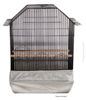 Bird Cage Tidy PVC Suits 320/355 Cages. The Avi One Bird Cage Tidy is a great way to keep your bird’s food and water inside their cage, and prevent mess from forming on the floor surrounding the cage. Features & Benefits: Elastic top that secures around the bottom of the cage Reduces’mess around the bird cage Made from easy to clean material