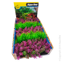 Ecoscape Foreground Catspaw Pk/hair Grass GN Mix Punnet 5pk  Aqua One’s Artificial Plants will add vibrancy and a fresh look to any aquarium. Each plant features a weighted base to make aquascaping easy.  You are sure to find plant or two to suit your aquarium from the large range available from Aqua One!