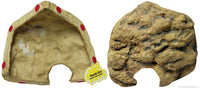 Reptile One Cave Hide - Corner Fit, Rock Look - Size M - 29x16x18cm  Provide functionality, comfort and security for your reptile with these natural looking, space-saving Corner Climbing Ledge and Cave Hide!  Designed for reptiles, amphibians, and invertebrates, the two-level Corner Climbing Ledge encourages natural climbing behaviour and creates an exciting habitat for your reptile!