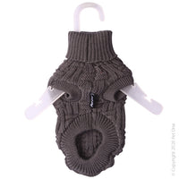 Pet One Dog Coat - Komfyknit Jumper Icelandic - 25cm - Dark Charcoal. Don’t forget that dogs feel the cold too! Prepare for the winter months with Pet One’s range of fashionable KomfyKnit Dog Jumpers. The soft knitted material ensures your pet stays warm during those cold winter nights; even indoor dogs can benefit from a little extra warmth when the temperature drops outside.