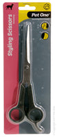 Pet One Grooming - Pet Hair Scissor. Pet One’s Classic Grooming Range keeps your pampered pets looking neatly groomed and fabulous with carefully selected high quality grooming tools. Pet One offer brushes, combs and other grooming items for all creatures great and small. Regular grooming will keep your pet happy, healthy and looking great.