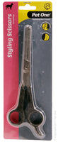 Pet One Grooming - Thinning Scissor. Pet One’s Classic Grooming Range keeps your pampered pets looking neatly groomed and fabulous with carefully selected high quality grooming tools. Pet One offer brushes, combs and other grooming items for all creatures great and small. Regular grooming will keep your pet happy, healthy and looking great.