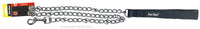 Pet One Dog Leash Chain Padded Black 3.5mm 120cm  Walk your dog in comfort and style with the Pet One Padded Chain Leash. The Pet One Padded Chain Leash comprises of a Metal, Nylon and PU Leather construction for durability, whilst providing extra comfort for the owner with the padded hand grip.  The Pet One Padded Chain Leash is available in a variety of eye-catching colours to suit any dog or dog owner’s personality!