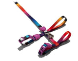 Zee Cat Harness with Leash - Prisma  Yes, cats also go for walks. Well, cats that kick ass go for walks.  This harness is fully adjustable, soft on your cat’s fur and has our famous 4-point locking buckle for added safety. The leash is super comfortable on the hands and has a light weight hook that makes your cat stroll with ease.