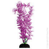 Brightscape Medium Purple Ambulia. Rearrange your artificial plants within the aquarium at any time. Does not require special lighting, supplements or pruning. Safe to use with destructive fish such as Cichlids. When adding additional artificial plants to the aquarium there is no risk of introducing foreign pests or parasites. Artificial Plants do not decay and will hold their shape longer than live plants. Provides aquatic life a place to hide