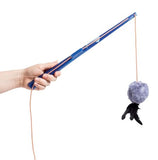 ZEE CAT WAND - JUPITER The Jupiter Wand Cat Toy has two scratch safe play modes. Dangle the pom-pom with feathers and bells off the wand to get your cat jumping in every direction or keep the pom-pom close to the wand for more controlled play. Two ways to play in a scratch safe manner Pom-pom with feathers and bells act as the perfect bait for a game of catch. Dangle the pompom off the wand or keep it close to the wand for more control www.animaladdiction.co.nz Facebook: Animal Addiction Pet Supplies.