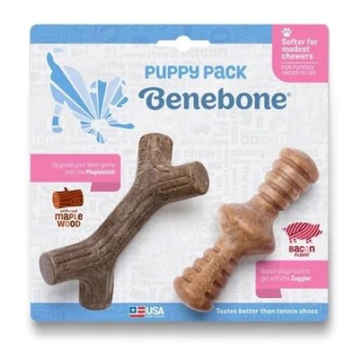 BENEBONE MAPLE & BACON CHEW TOYS - FOR PUPPIES. Cat toys, Kitten toys, Dog toys, Puppy toys, Dog collar, Puppy collar, Dog lead, Dog harness, Dog treat, Cat harness, Cat collar, Rabbit harness, Cat treat, Dog bed, Rabbit treat, Rabbit food, Guinea pig food, Rat treats, Bird toys and more available at Animal Addiction Pet Supplies.