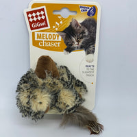 GIGWI MELODY CHASER CAT TOY - BIRD.  www.animaladdiction.co.nz  Facebook: Animal Addiction Pet Supplies.  Trademe: animaladdiction.  Cat toys, Kitten toys, Dog toys, Puppy toys, Dog collar, Puppy collar, Dog lead, Dog harness, Dog treat, Cat harness, Cat collar, Rabbit harness, Cat treat, Dog bed, Rabbit treat, Rabbit food, Guinea pig food, Rat treats, Bird toys and more.
